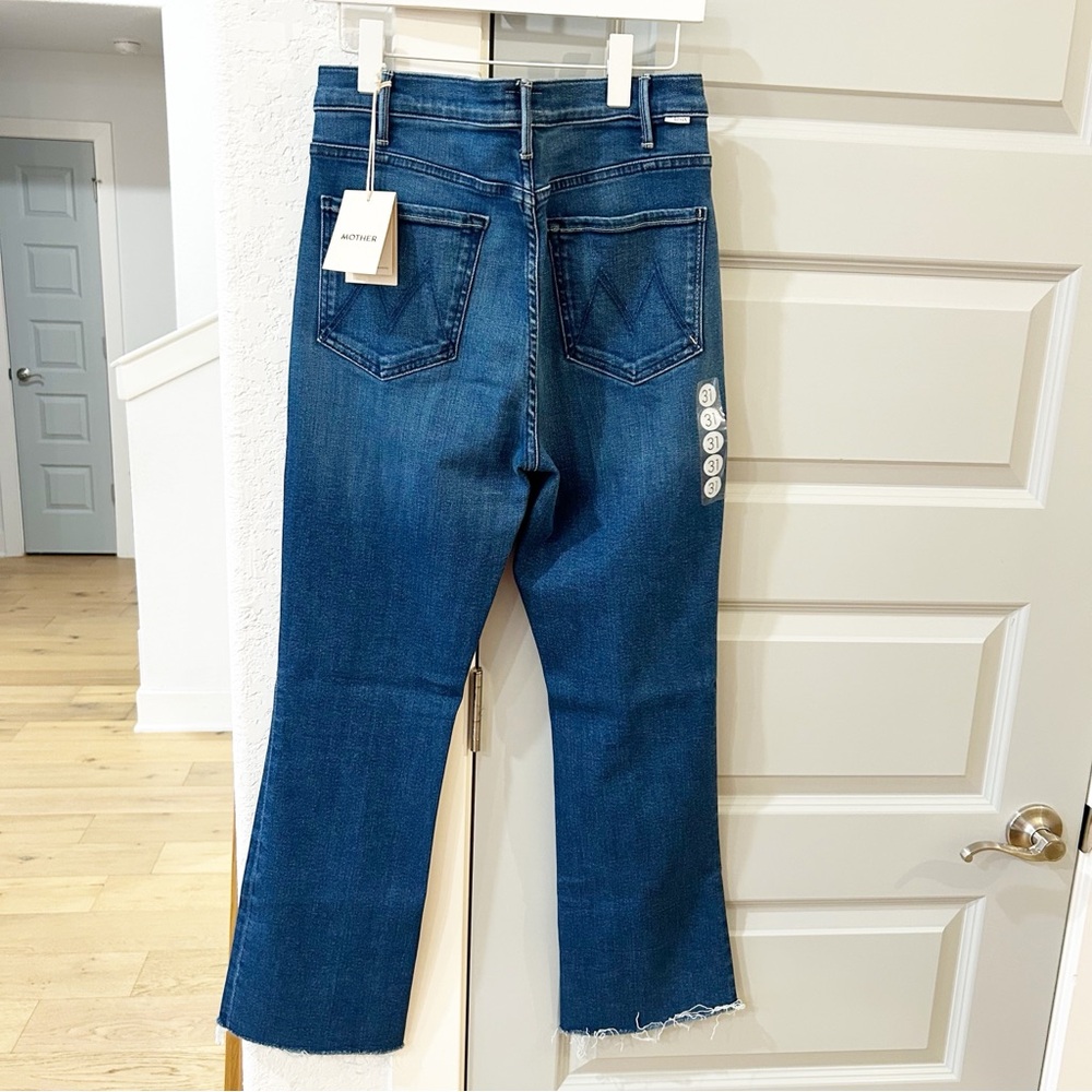 NWT Mother The Hustler Flood Fray Jeans Whatever You Want - Picture 5 of 5